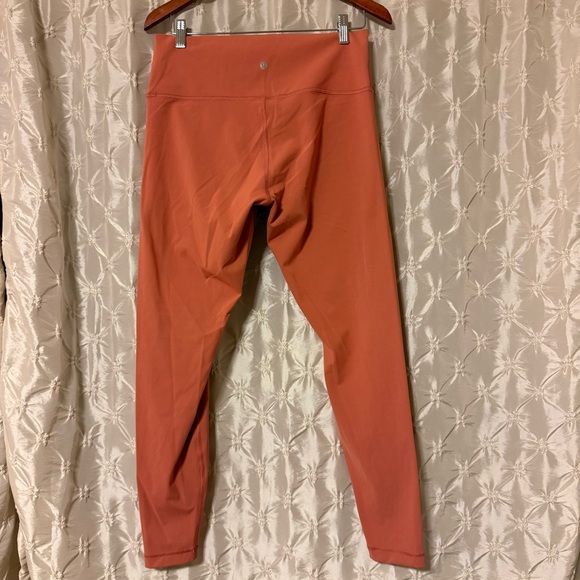 Lululemon Wunder Under High-Rise Tight 28" *Full-On Luxtreme Rustic Coral Orange - Picture 6 of 13